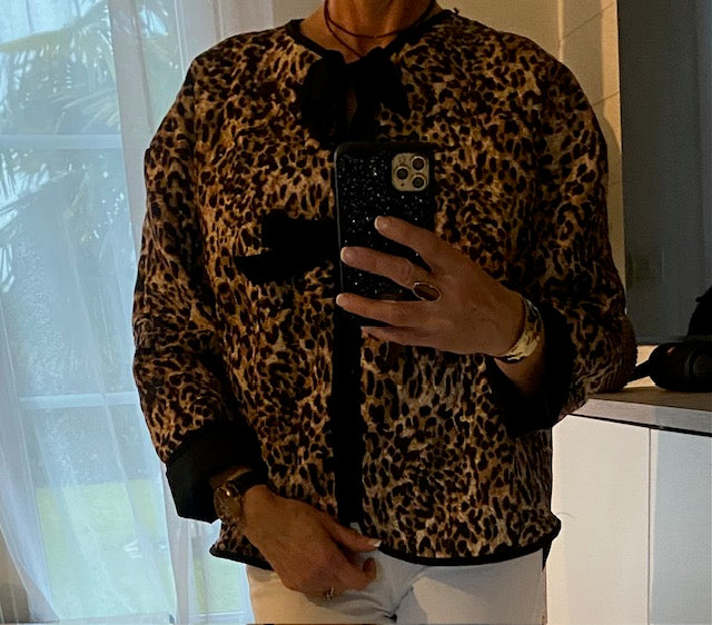 VESTE LEOPARD    S OU M