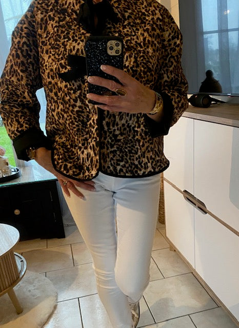VESTE LEOPARD    S OU M