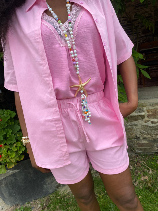 SHORT ROSE  COLLECTION DOLCE VITA S/M OU L/XL
