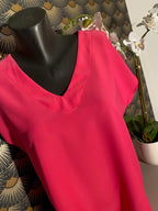 TOP ESTHER FUSHIA   S/M/L