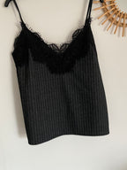 TOP RAYE CARLA TU 34/40  CHOCOLAT OU NOIR