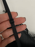 TOP RAYE CARLA TU 34/40  CHOCOLAT OU NOIR