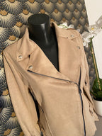 VESTE PERFECTO BEIGE  S/M/L/XL