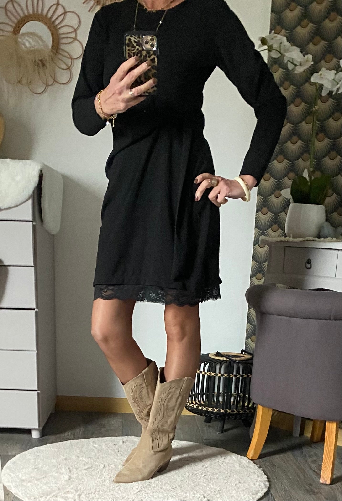 ROBE SYANA TU 34/40  NOIRE