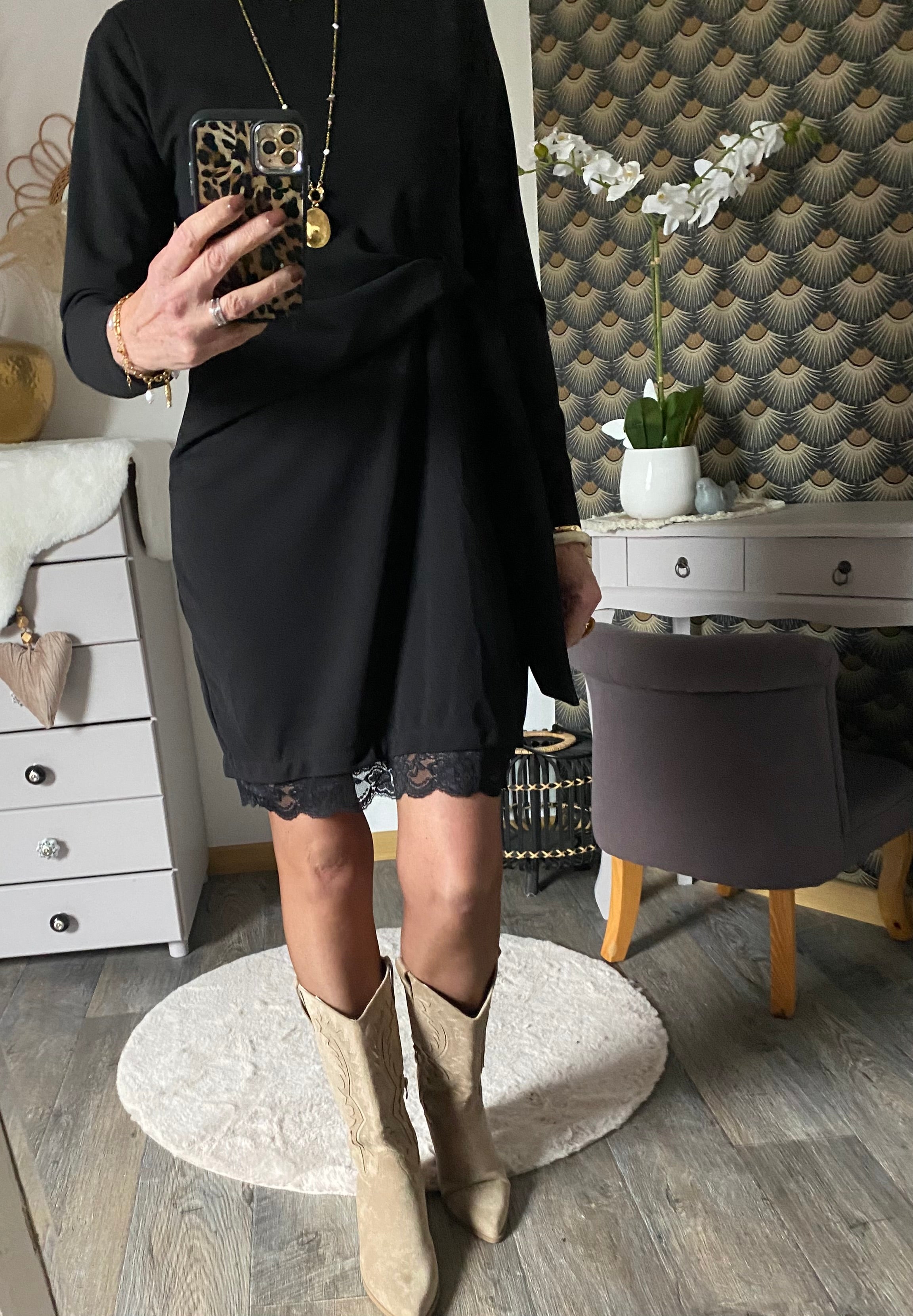 ROBE SYANA TU 34/40  NOIRE