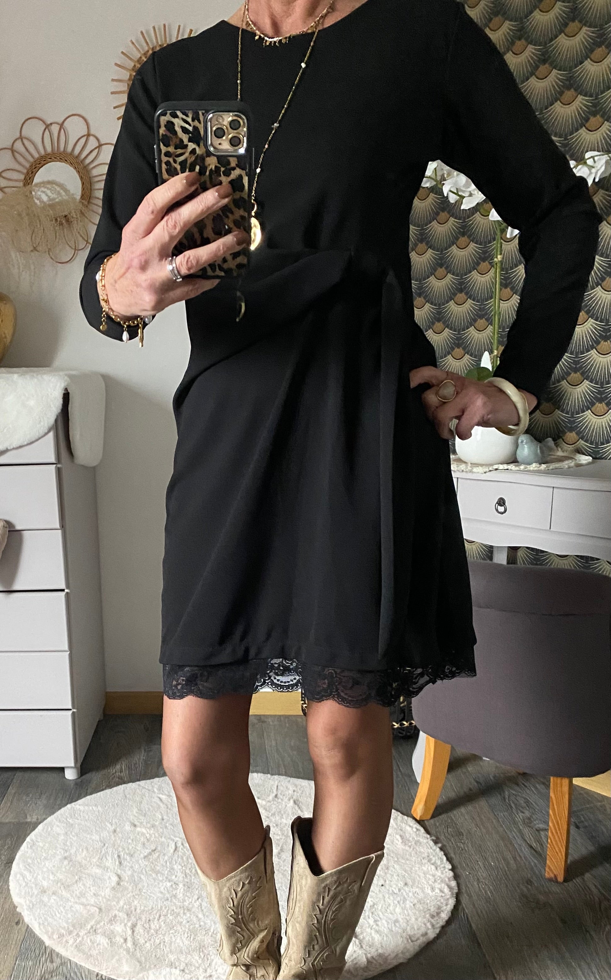 ROBE SYANA TU 34/40  NOIRE