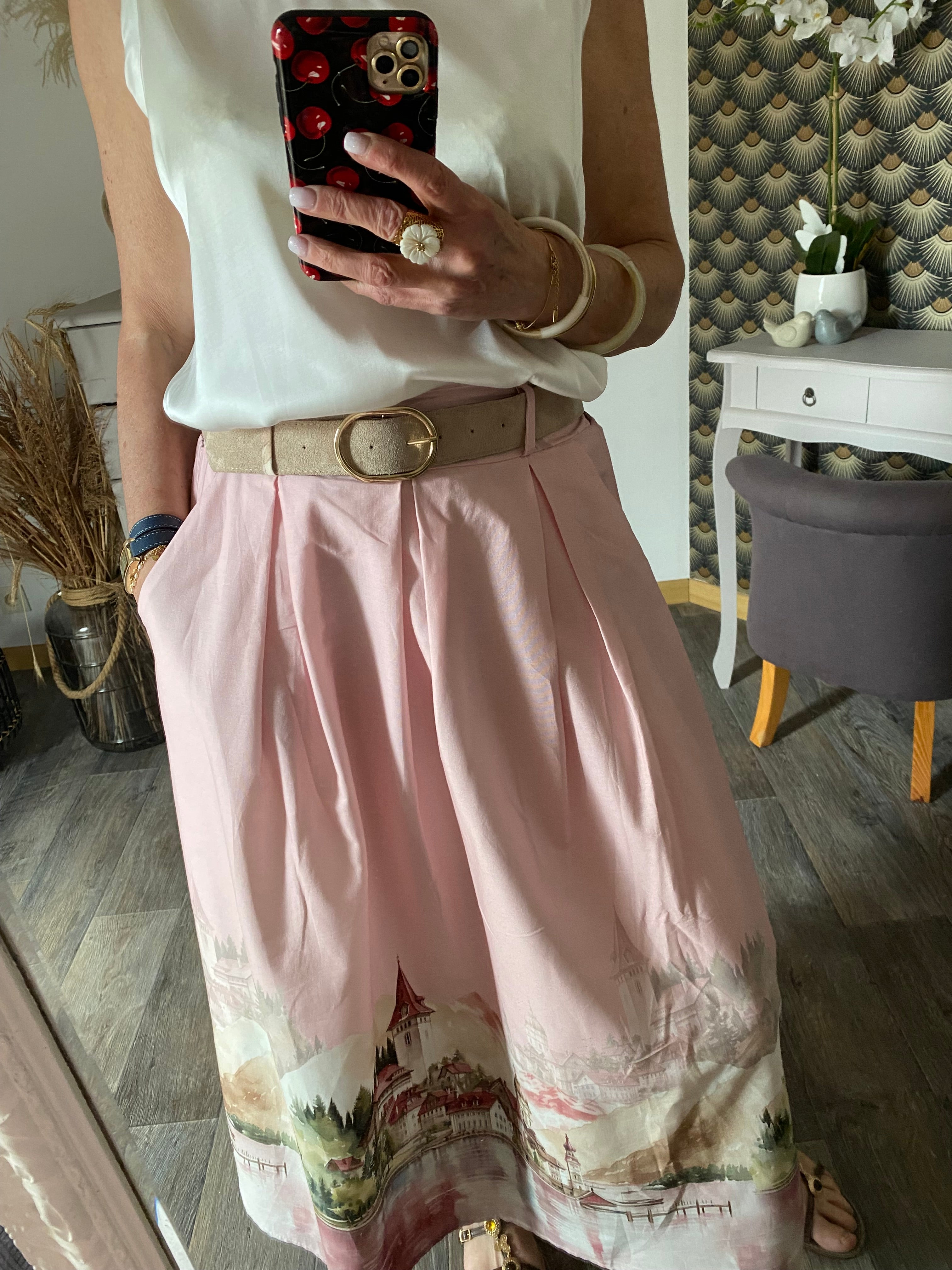 JUPE DOLCE VITA  ROSE  TU 36/42