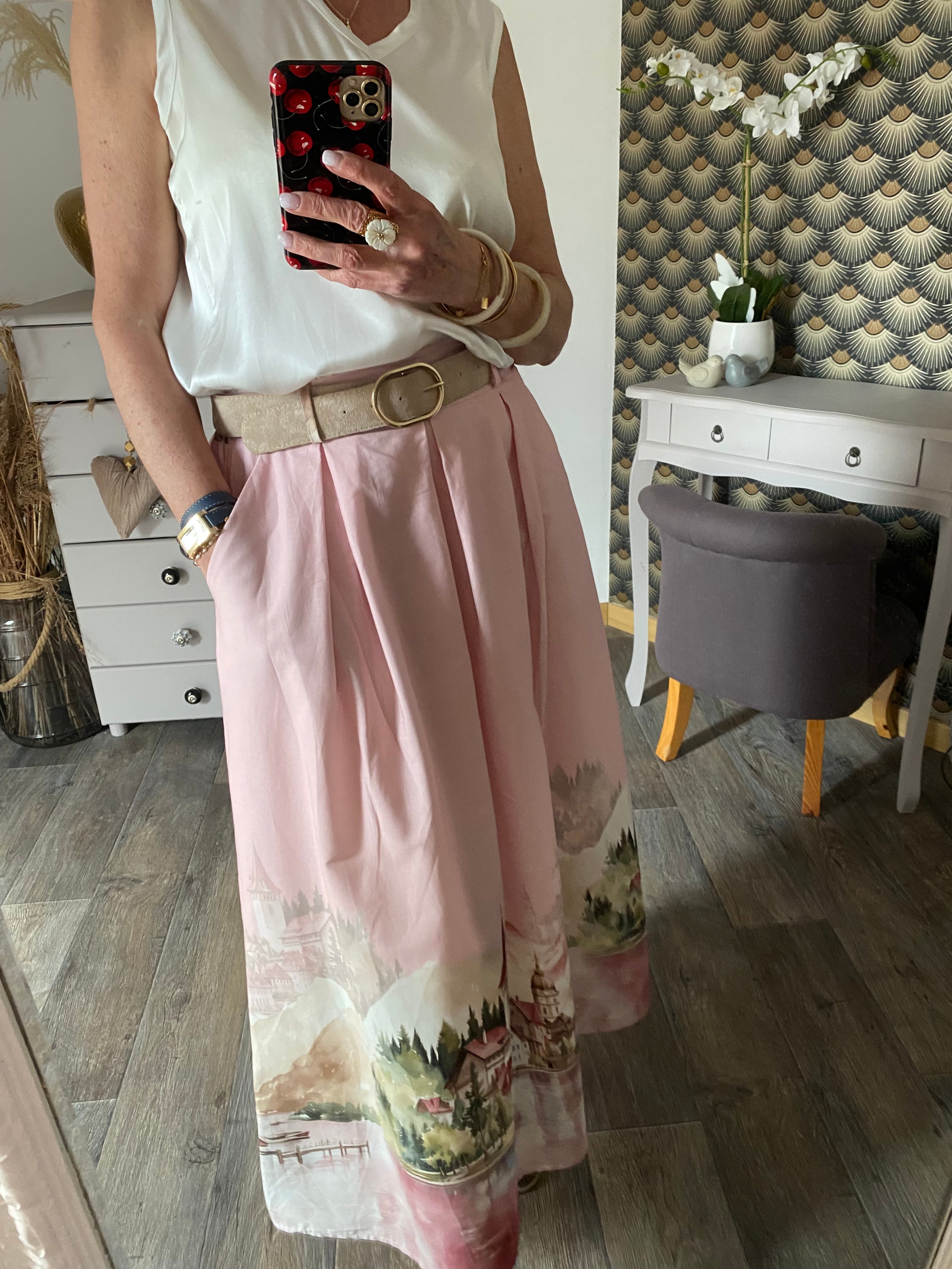 JUPE DOLCE VITA  ROSE  TU 36/42