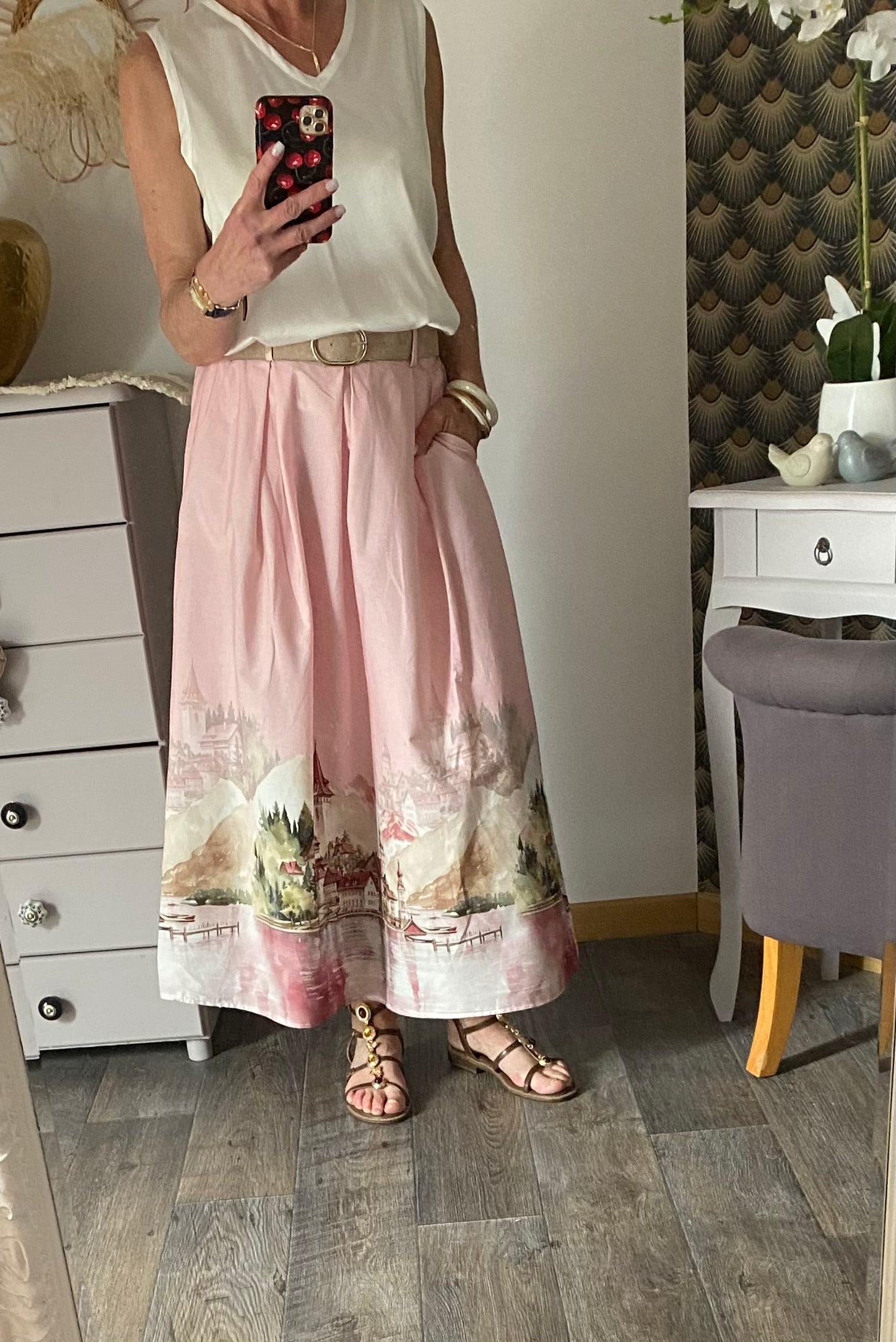 JUPE DOLCE VITA  ROSE  TU 36/42