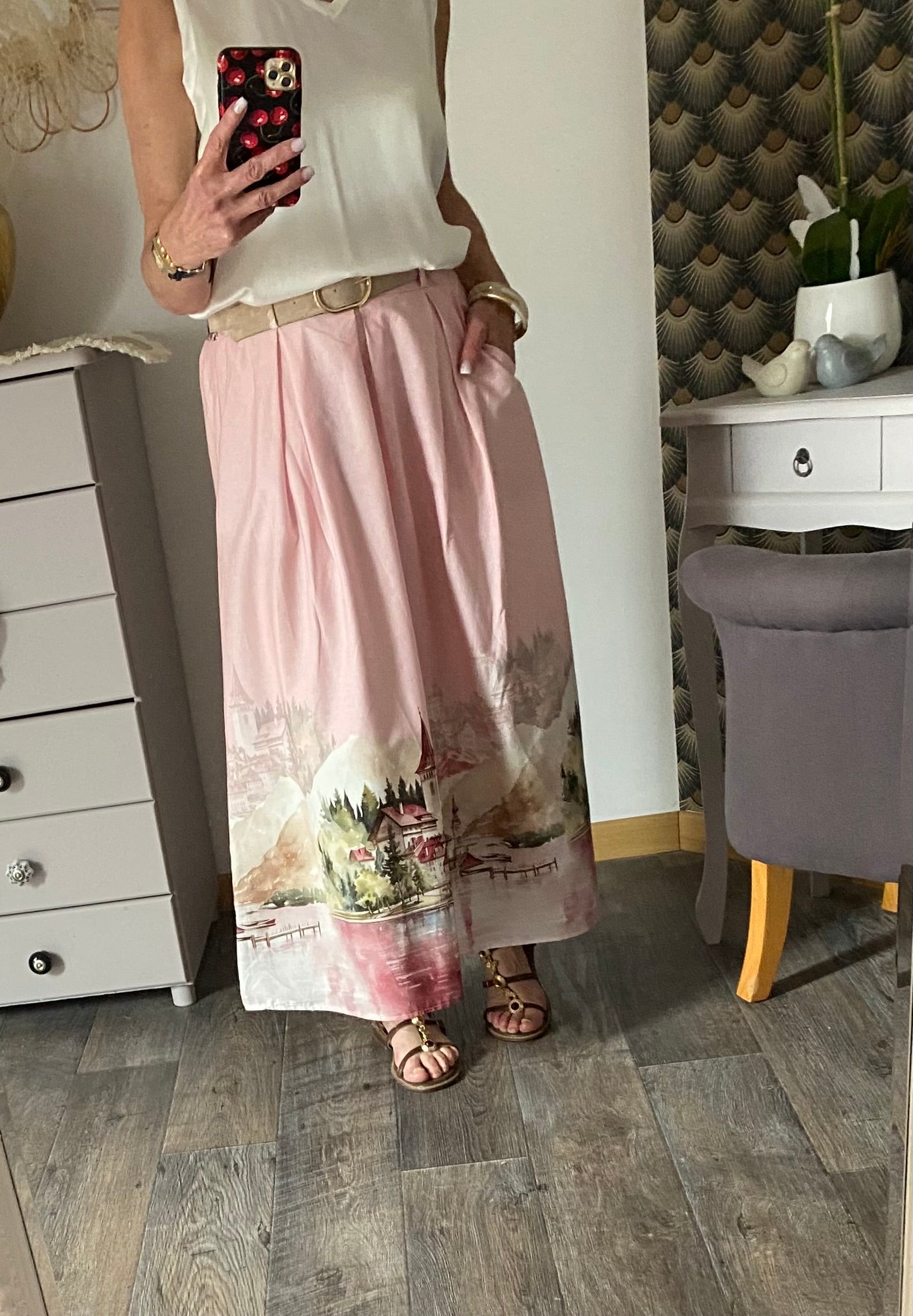 JUPE DOLCE VITA  ROSE  TU 36/42