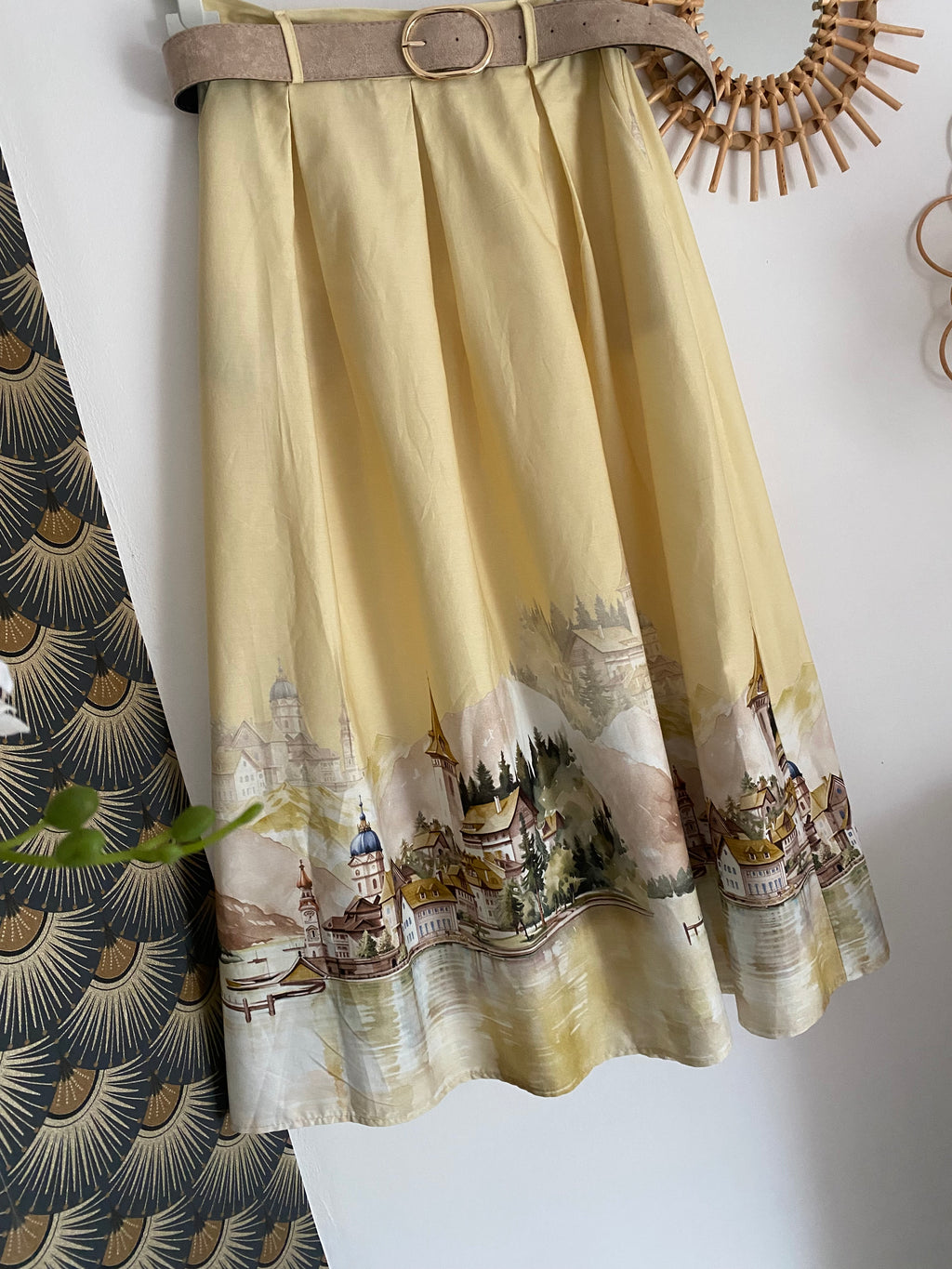 JUPE DOLCE VITA  JAUNE   TU 36/42