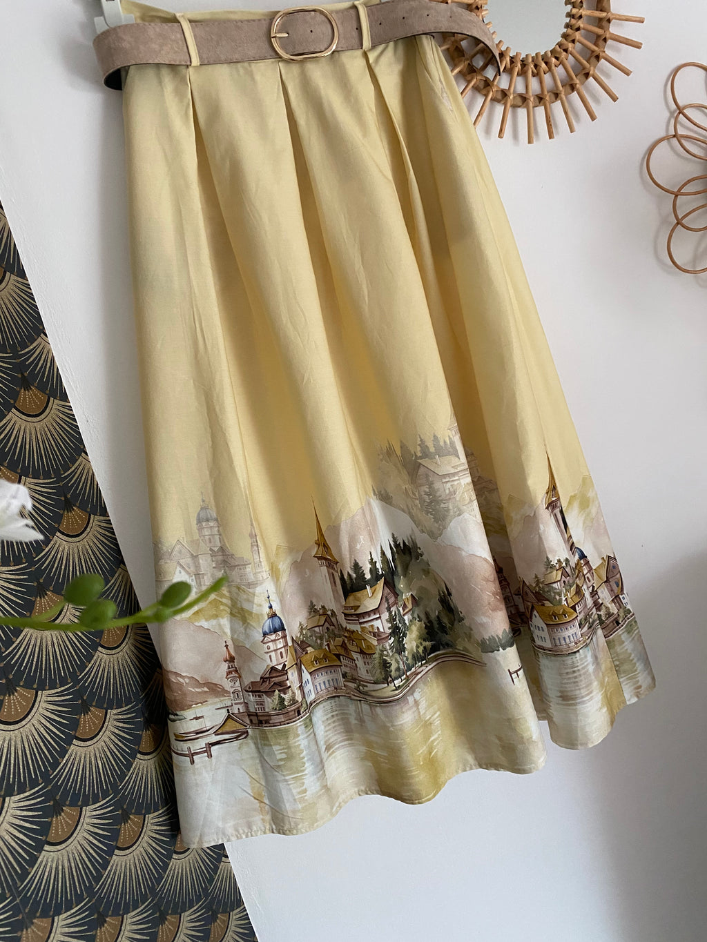 JUPE DOLCE VITA  JAUNE   TU 36/42