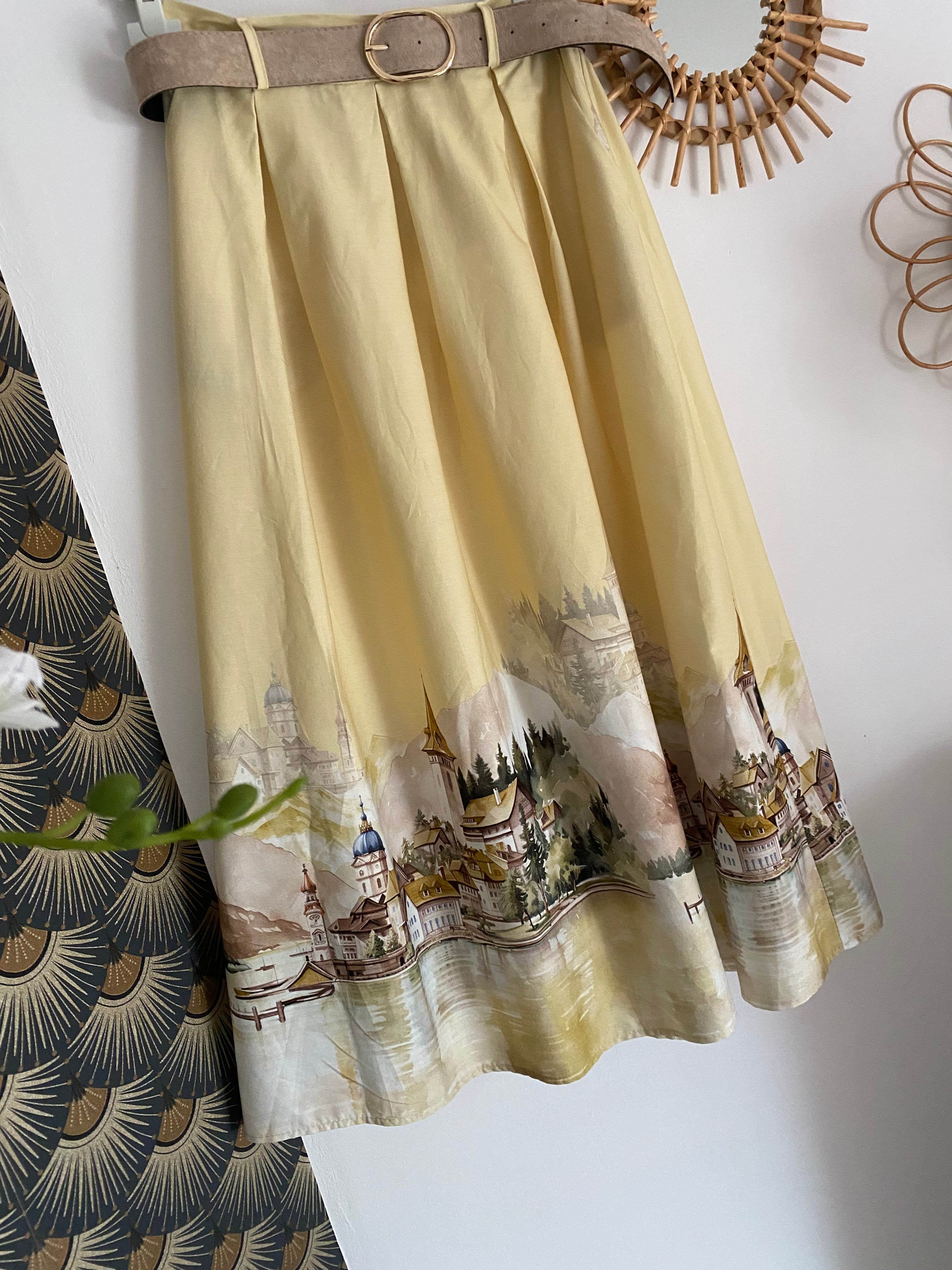 JUPE DOLCE VITA  JAUNE   TU 36/42
