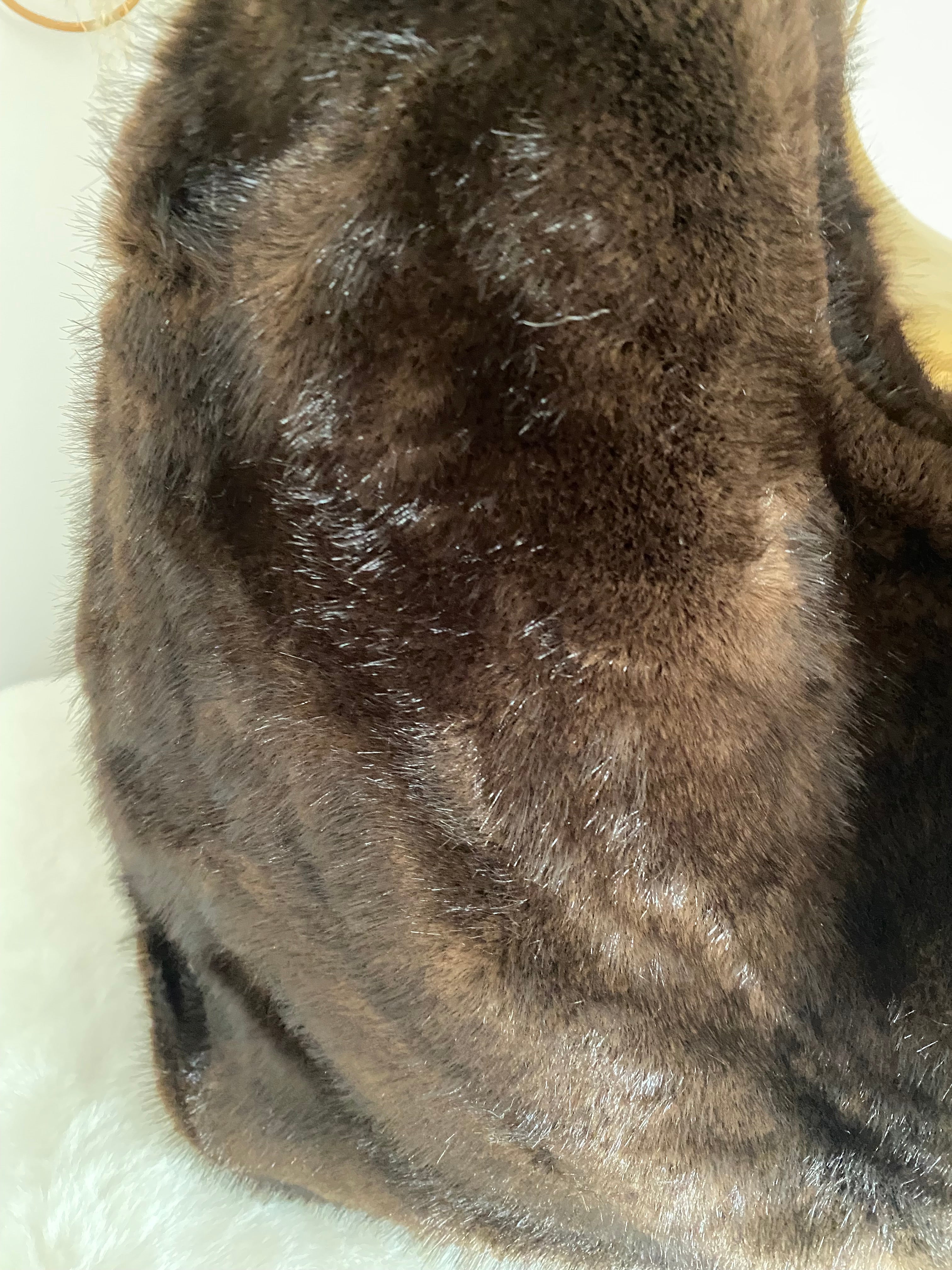 SAC FAUSSE FOURRURE LEA CAFE