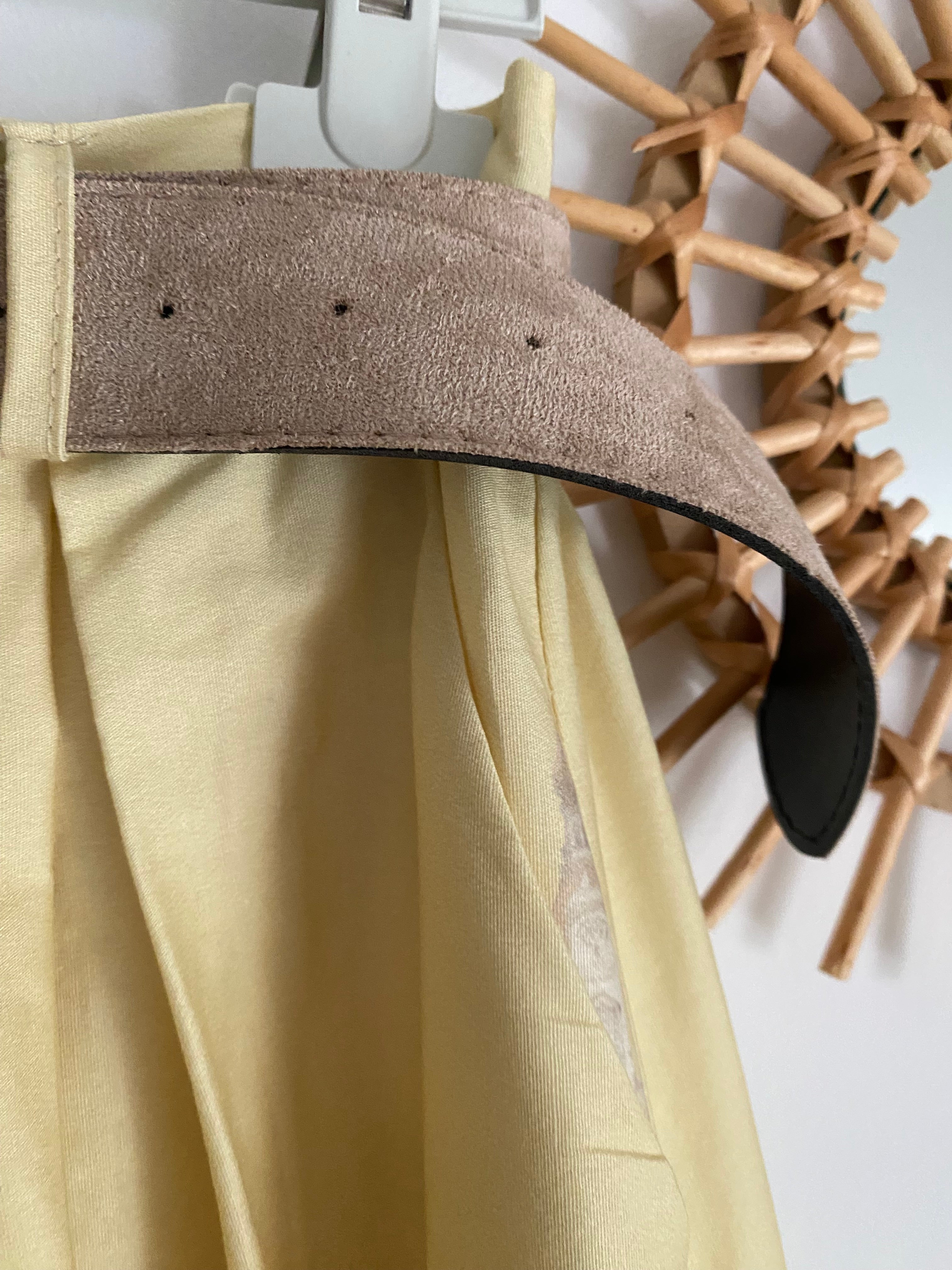 JUPE DOLCE VITA  JAUNE   TU 36/42
