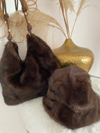 SAC FAUSSE FOURRURE LEA CAFE