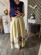 JUPE DOLCE VITA  JAUNE   TU 36/42