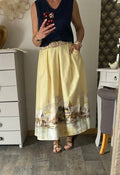 JUPE DOLCE VITA  JAUNE   TU 36/42