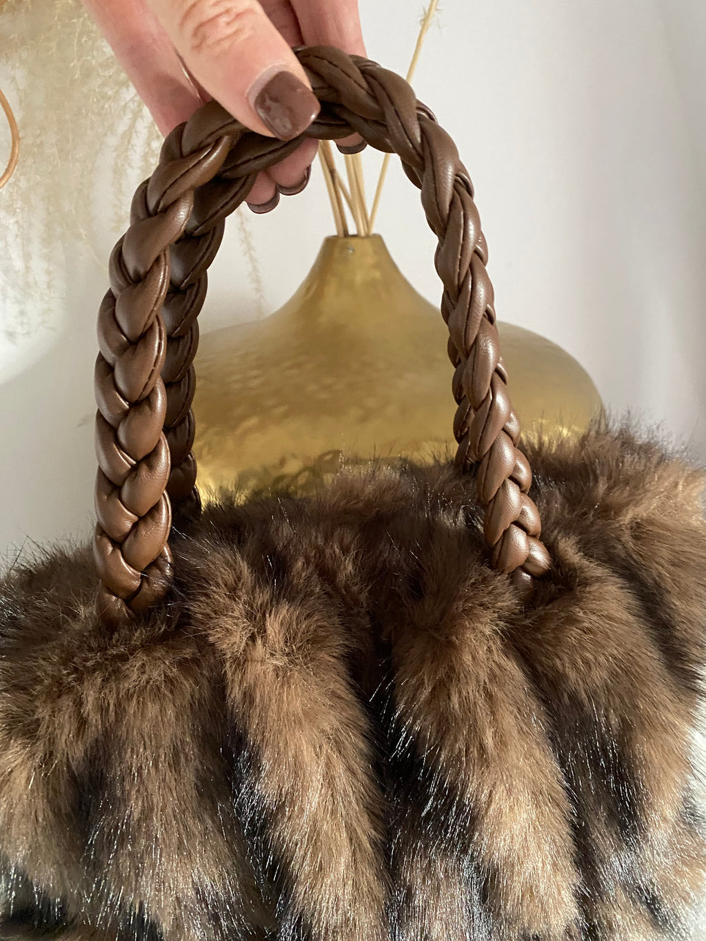 SAC FAUSSE FOURRURE BRENDA CAFE