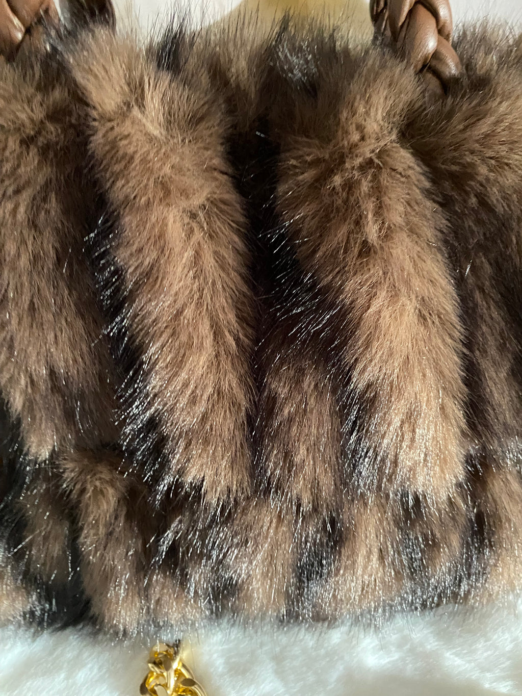 SAC FAUSSE FOURRURE BRENDA CAFE