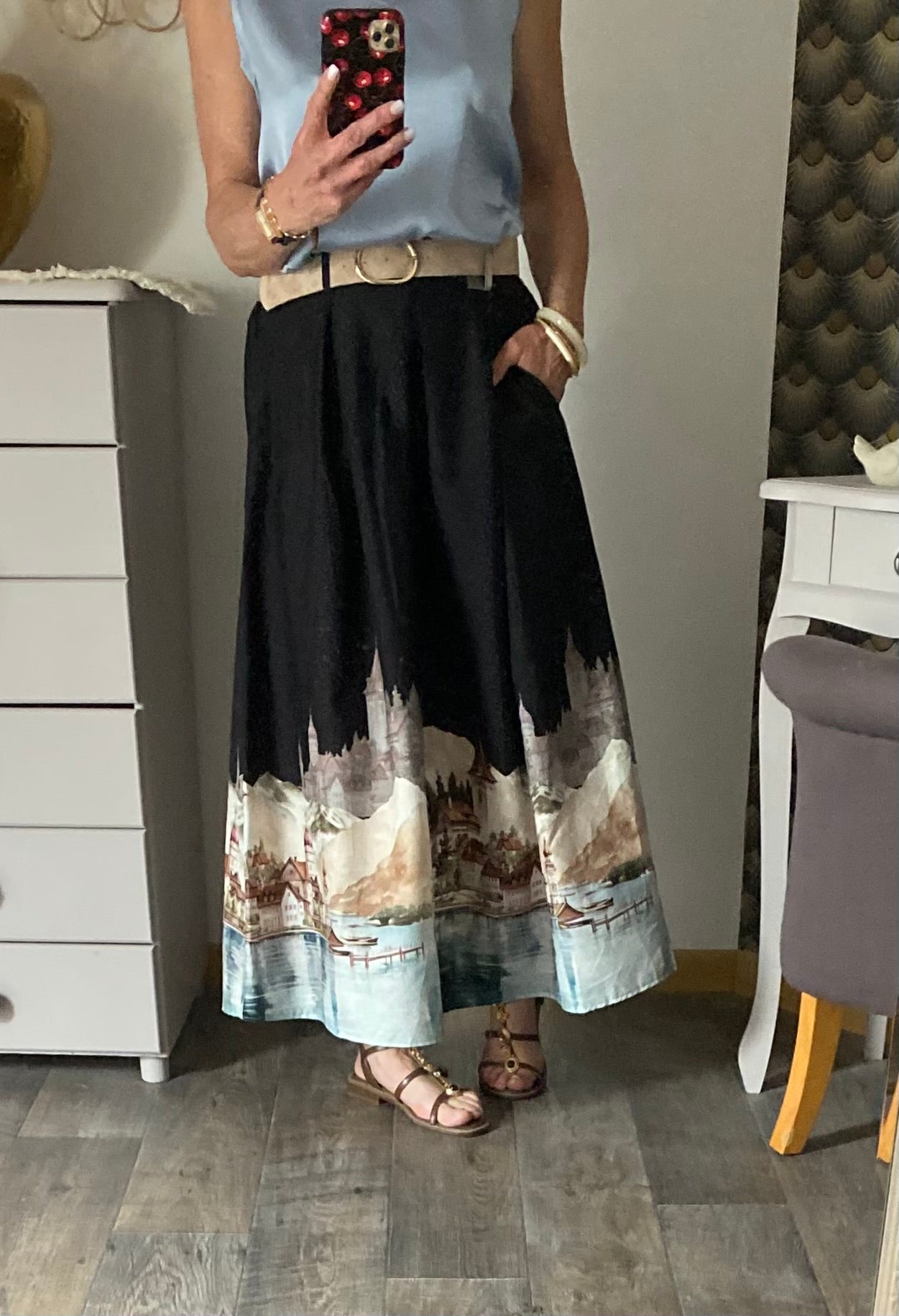 JUPE DOLCE VITA  NOIRE  TU 36/42