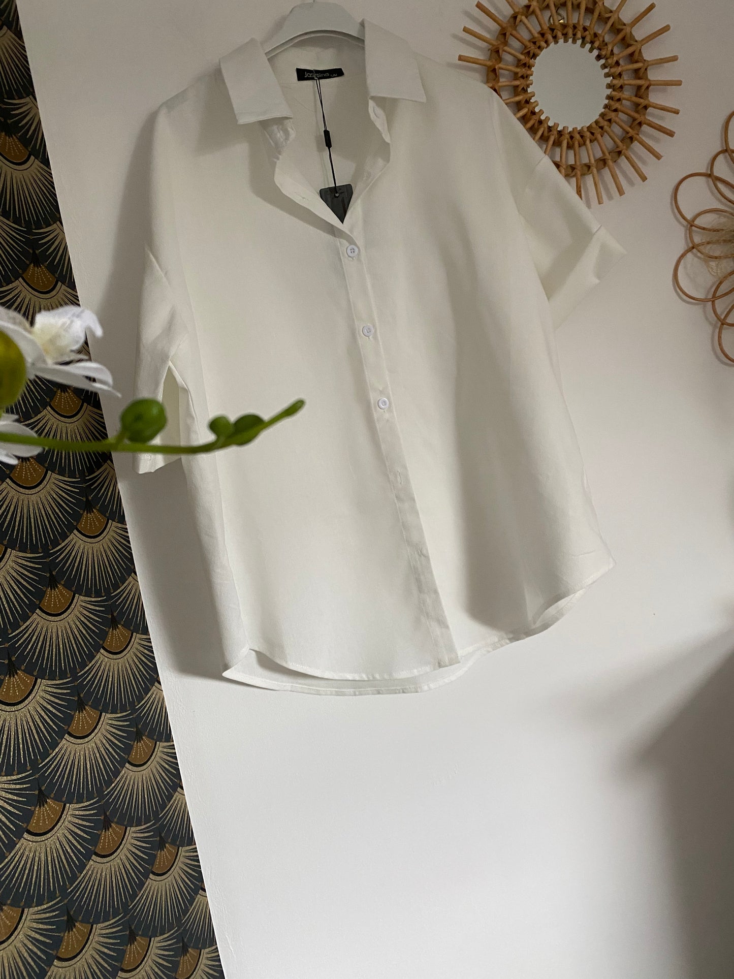 VESTE CHEMISE BLANCHE COLLECTION DOLCE VITA  S/M  OU L/XL