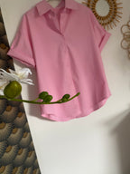 VESTE CHEMISE ROSE  COLLECTION DOLCE VITA  S/M  OU L/XL