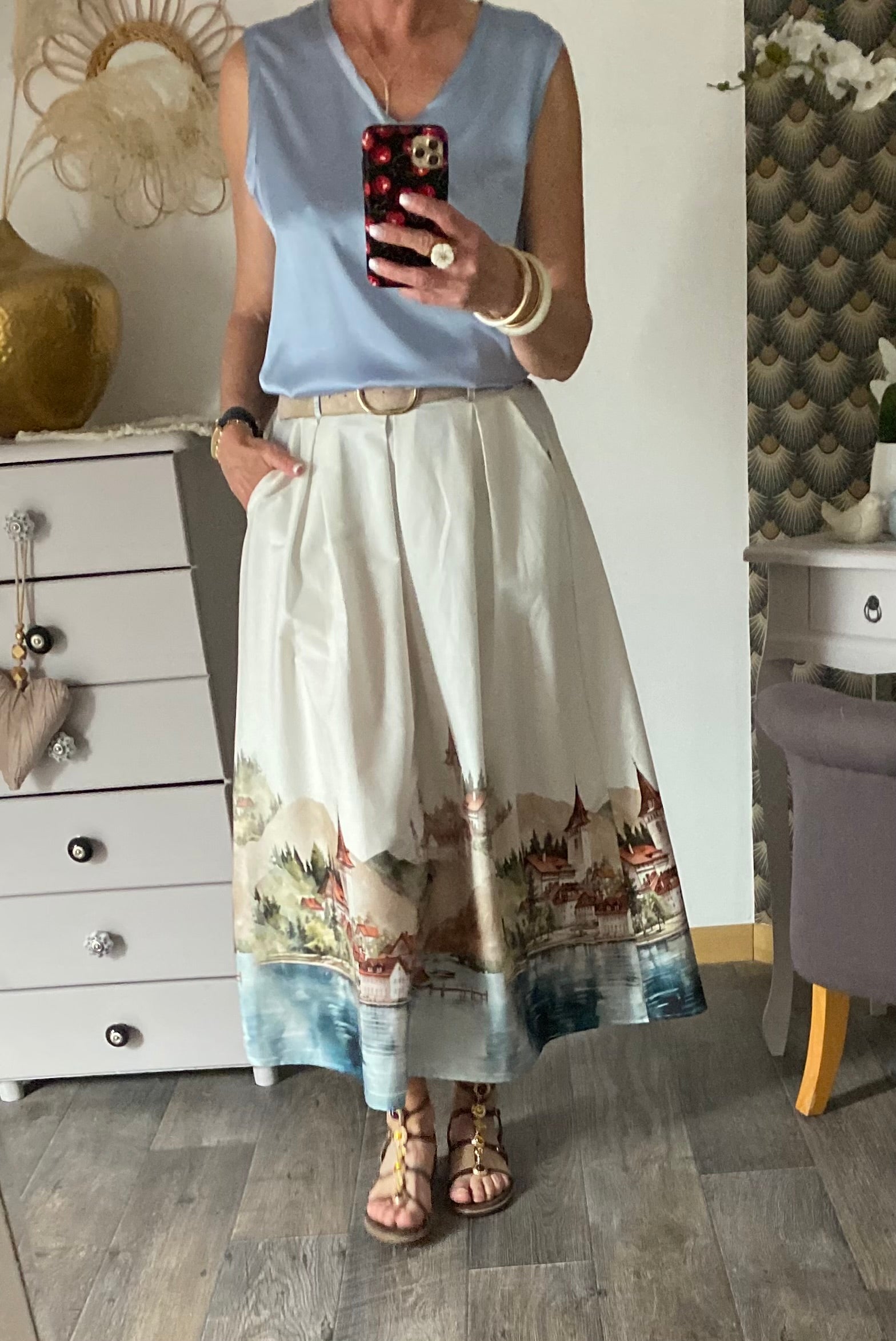 JUPE DOLCE VITA  BLANCHE   TU 36/42