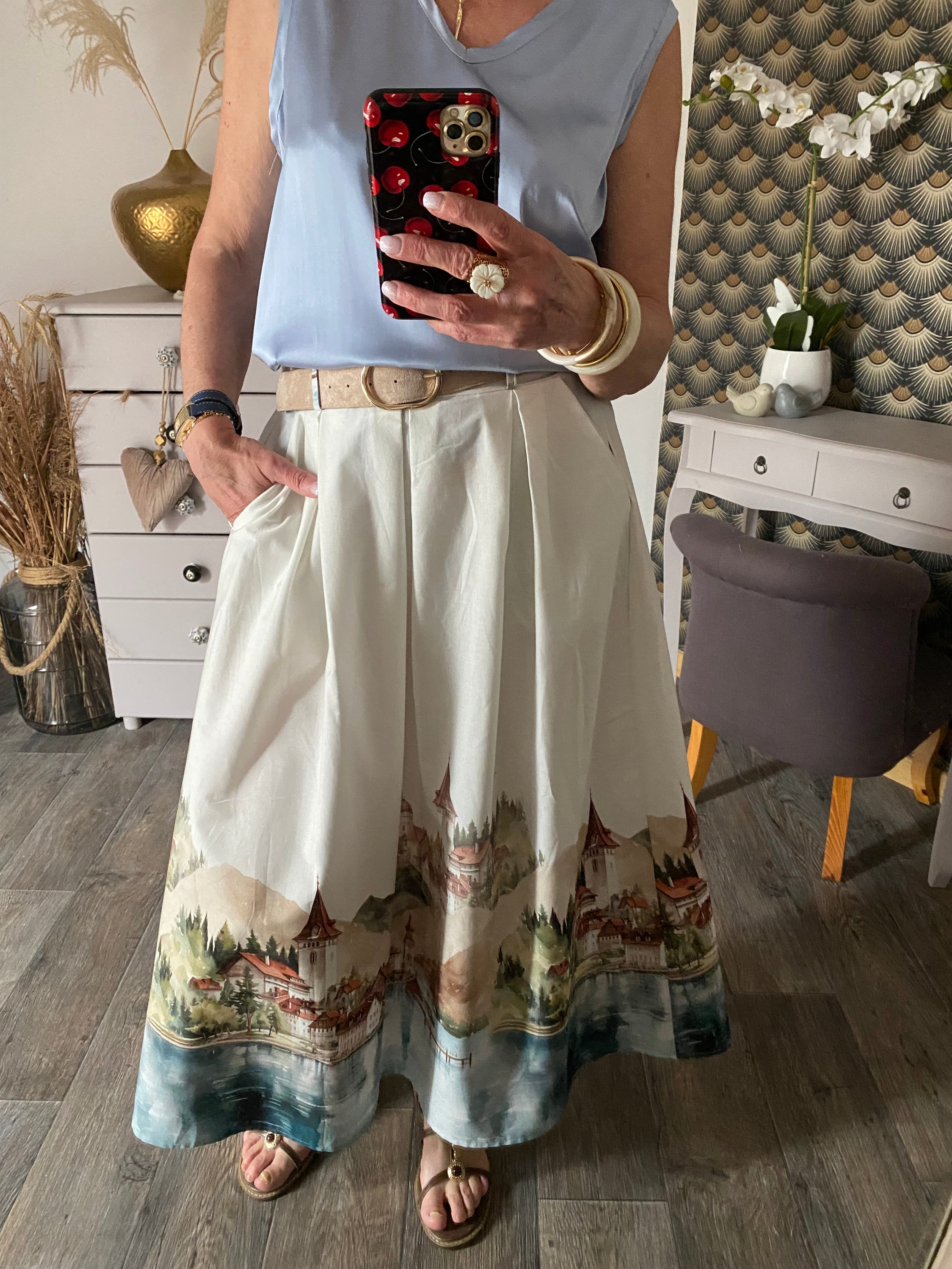 JUPE DOLCE VITA  BLANCHE   TU 36/42