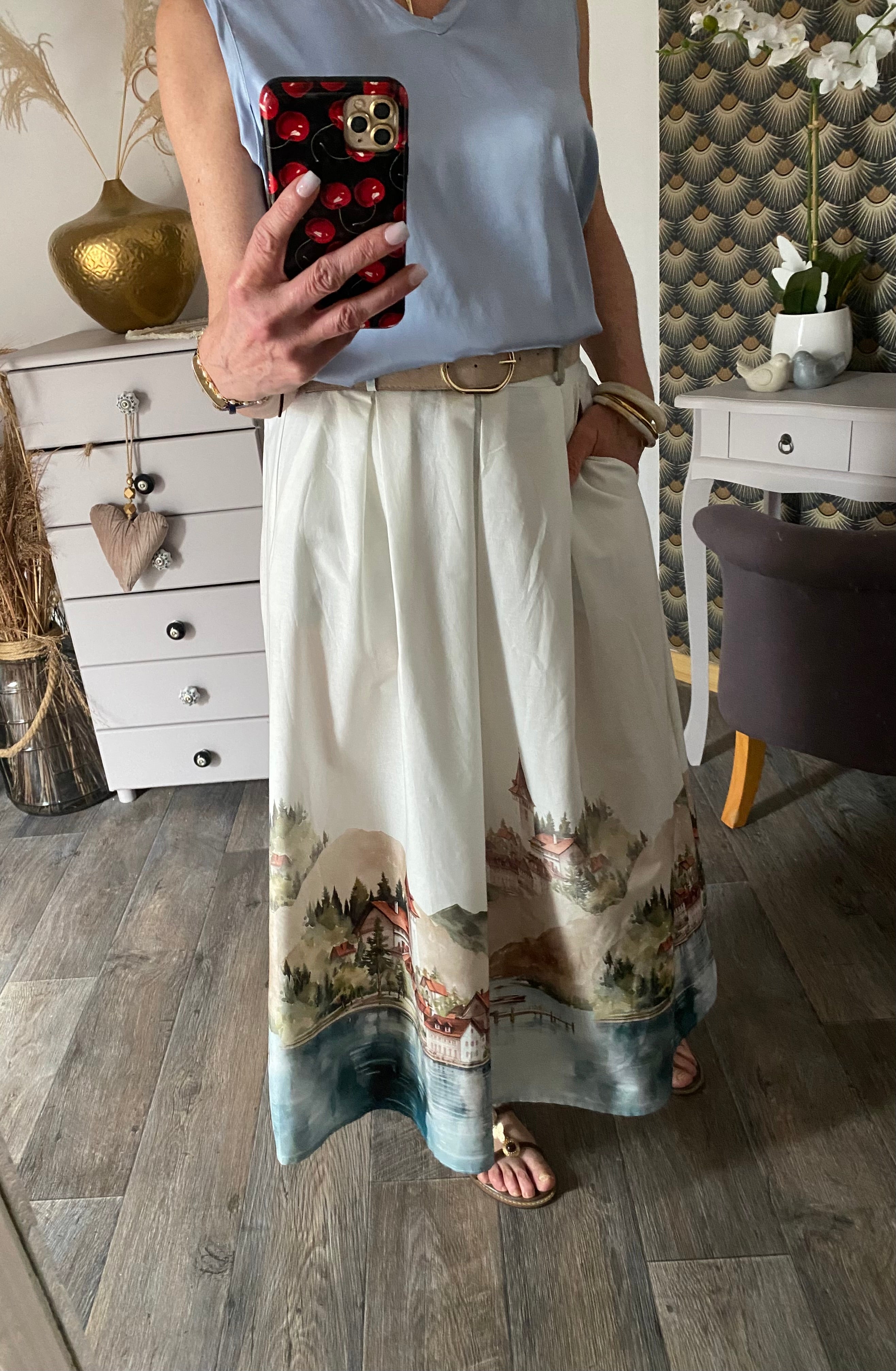 JUPE DOLCE VITA  BLANCHE   TU 36/42