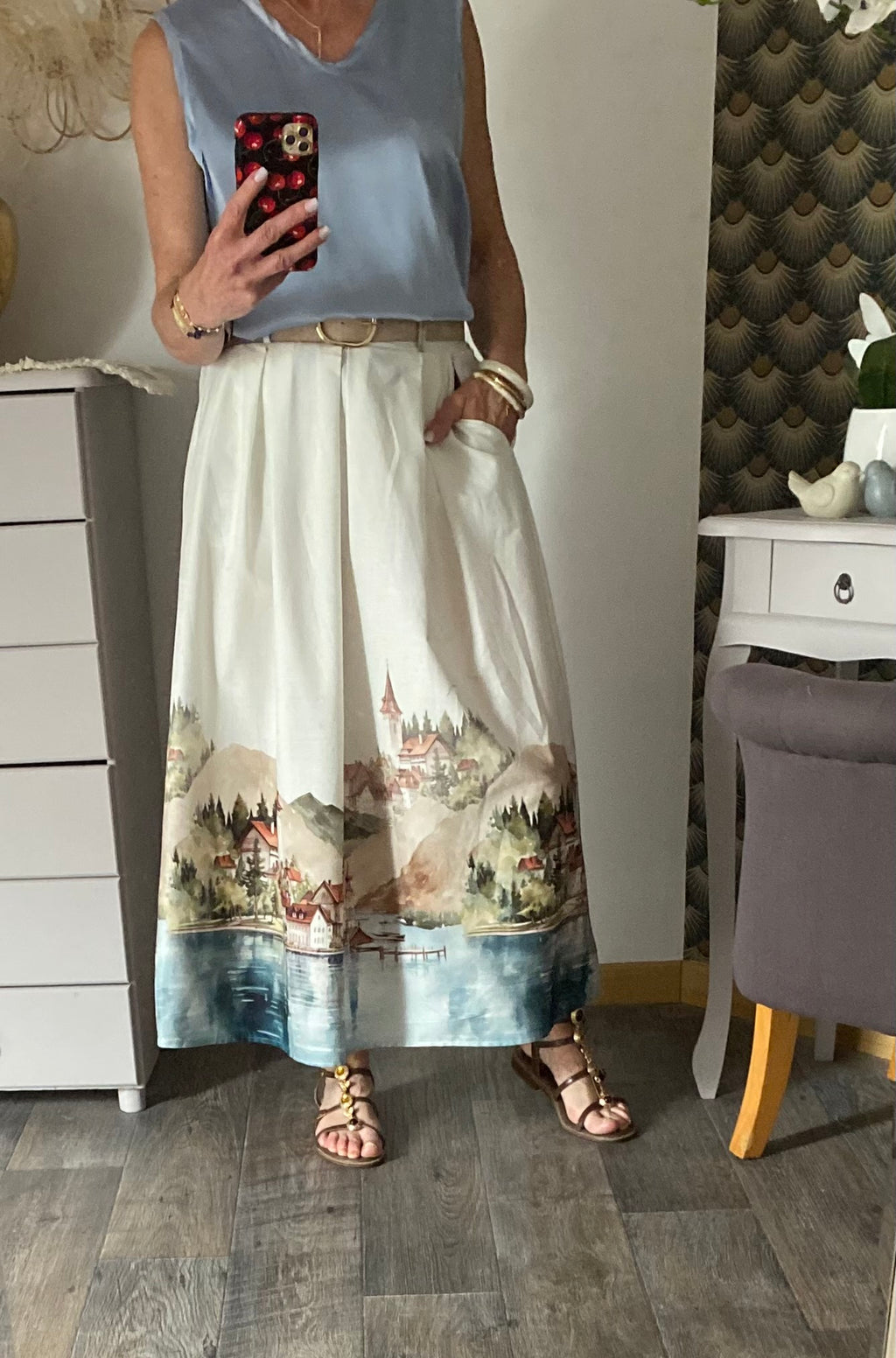JUPE DOLCE VITA  BLANCHE   TU 36/42