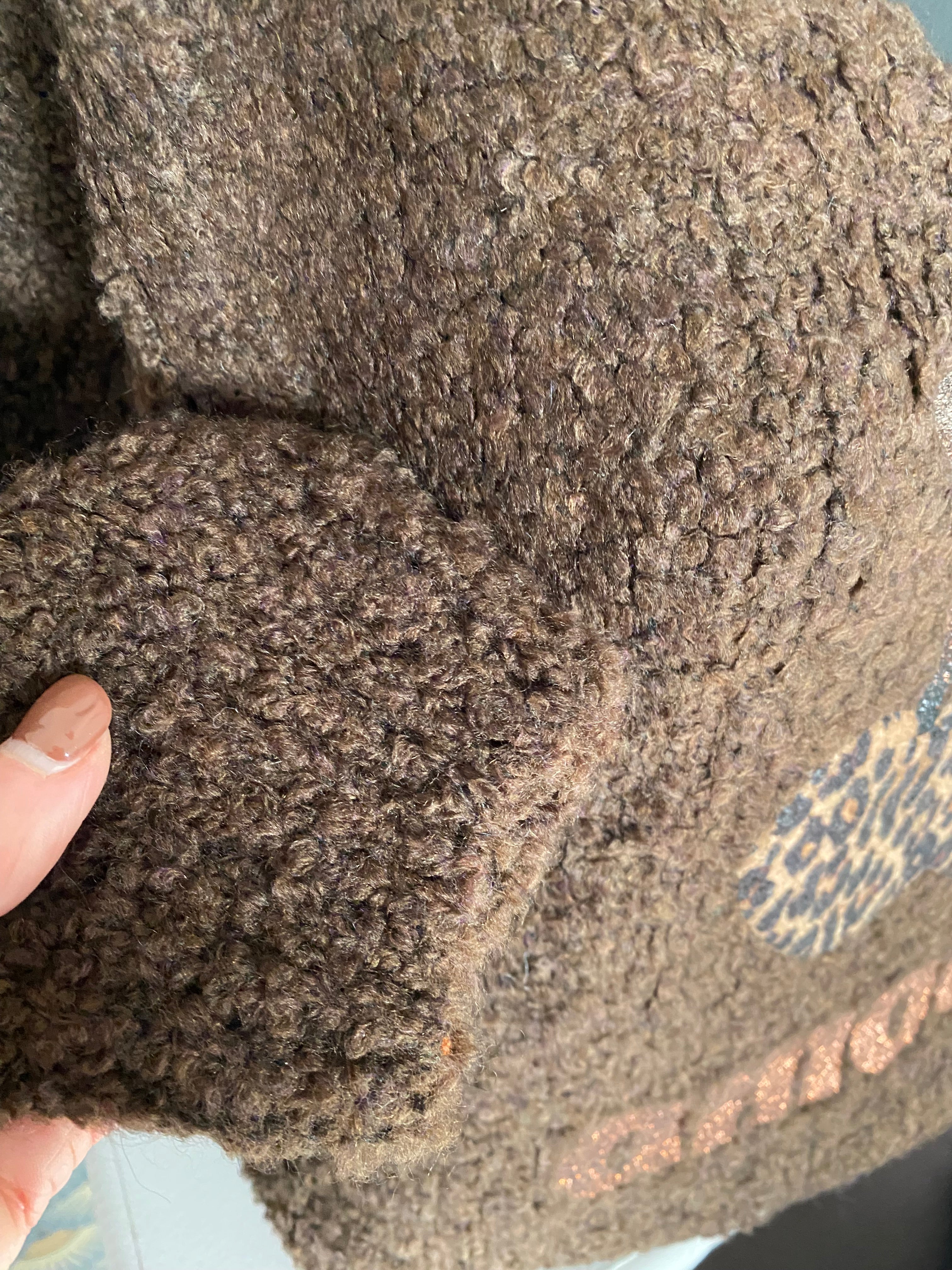 PULL AMOUR  ALPAGA  CHOCO  TU  36/44 PETIT 46