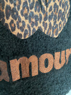 PULL AMOUR  ALPAGA  noir   TU  36/44 PETIT 46