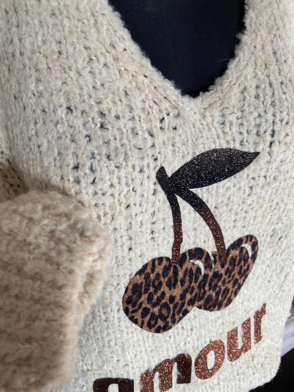 PULL AMOUR  ALPAGA  BEIGE TU  36/44 PETIT 46