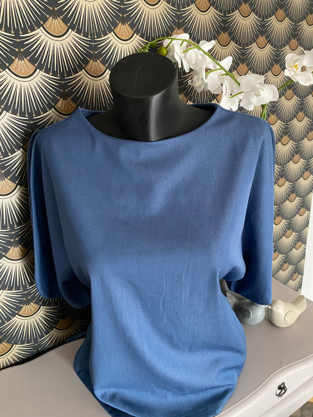 TOP AMY AND CLO BLEU JEAN  TU 36/42