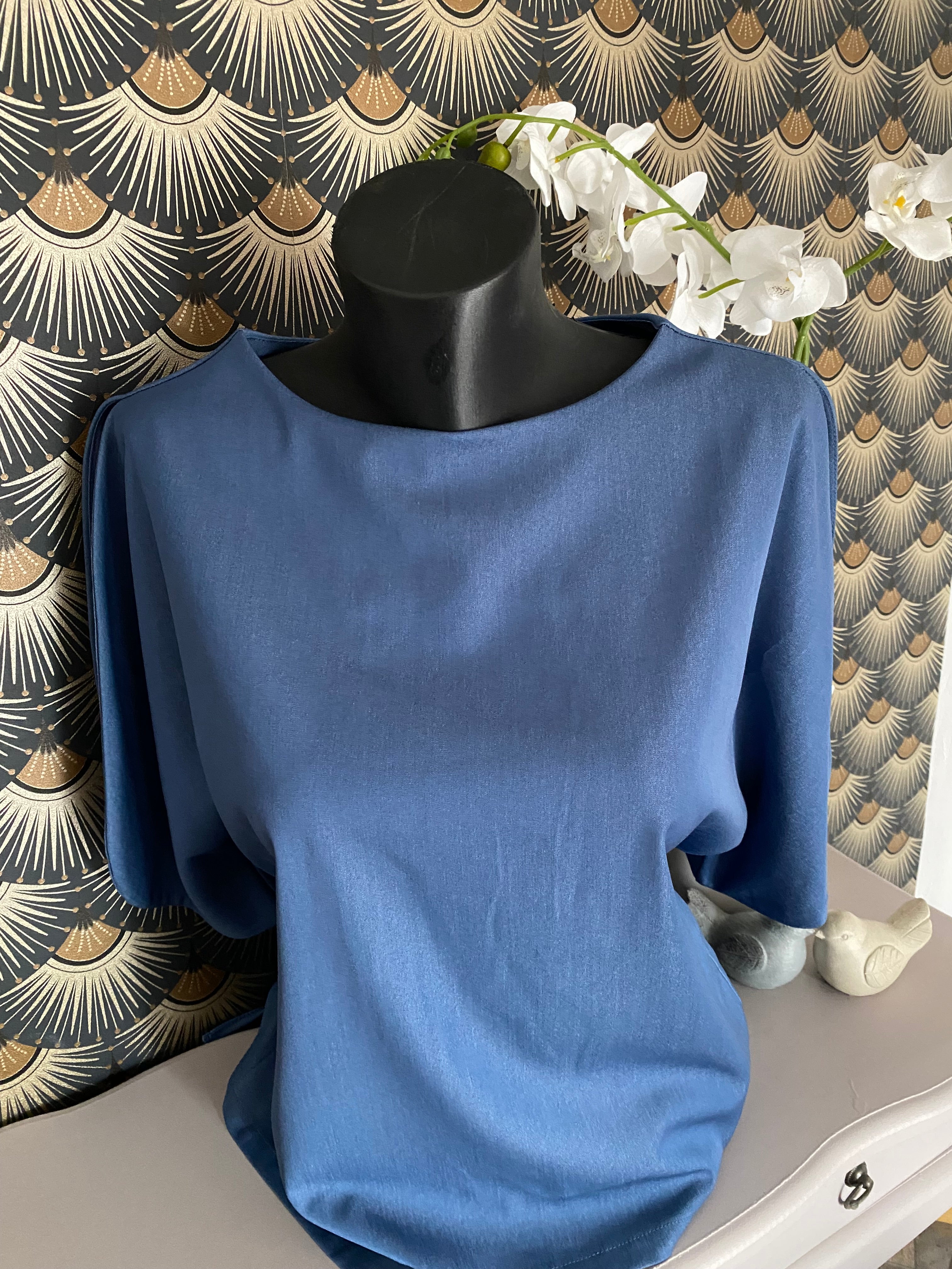 TOP AMY AND CLO BLEU JEAN  TU 36/42