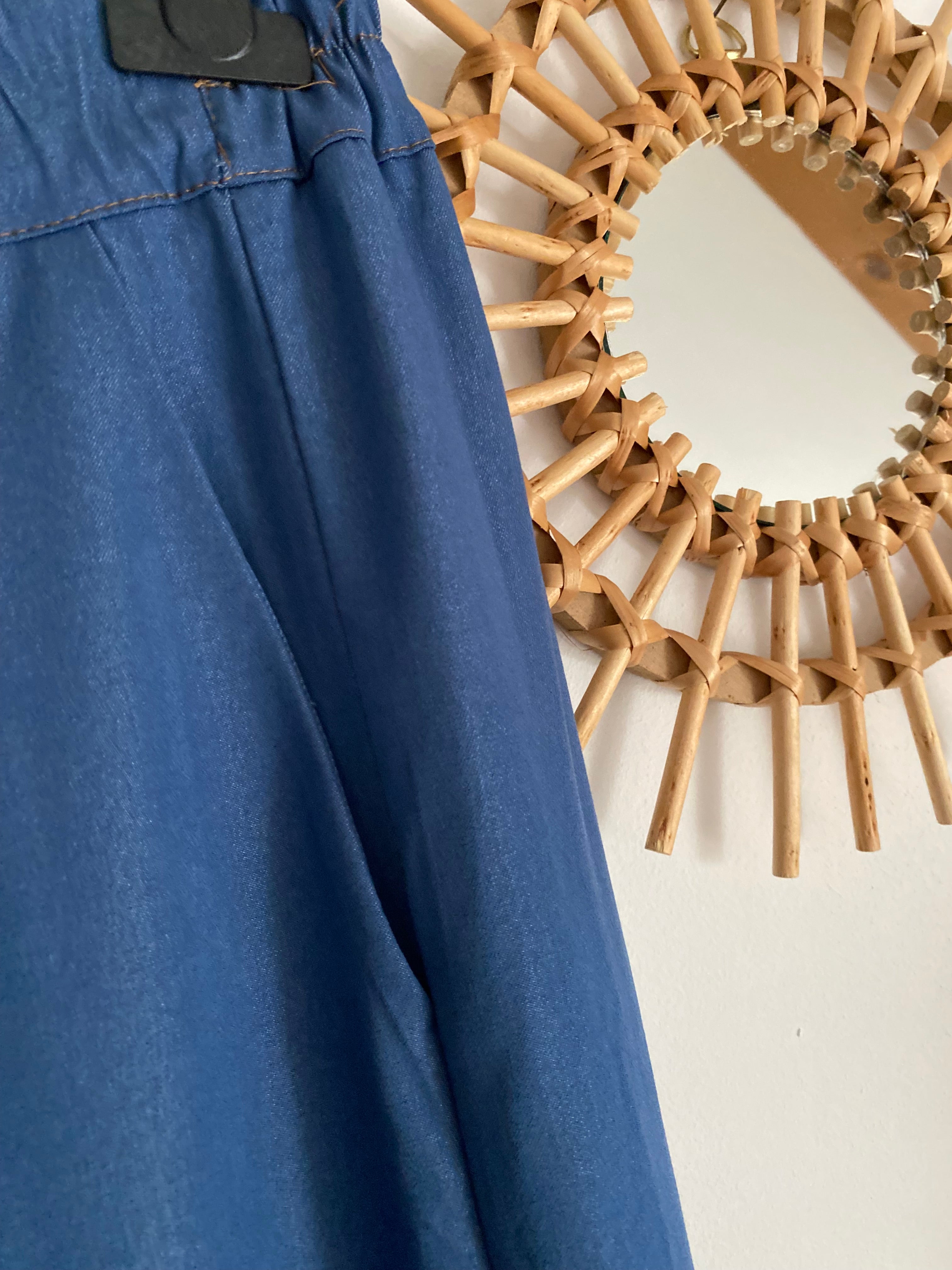 PANTALON AMY AND CLO  BLEU JEAN  TU 36/42