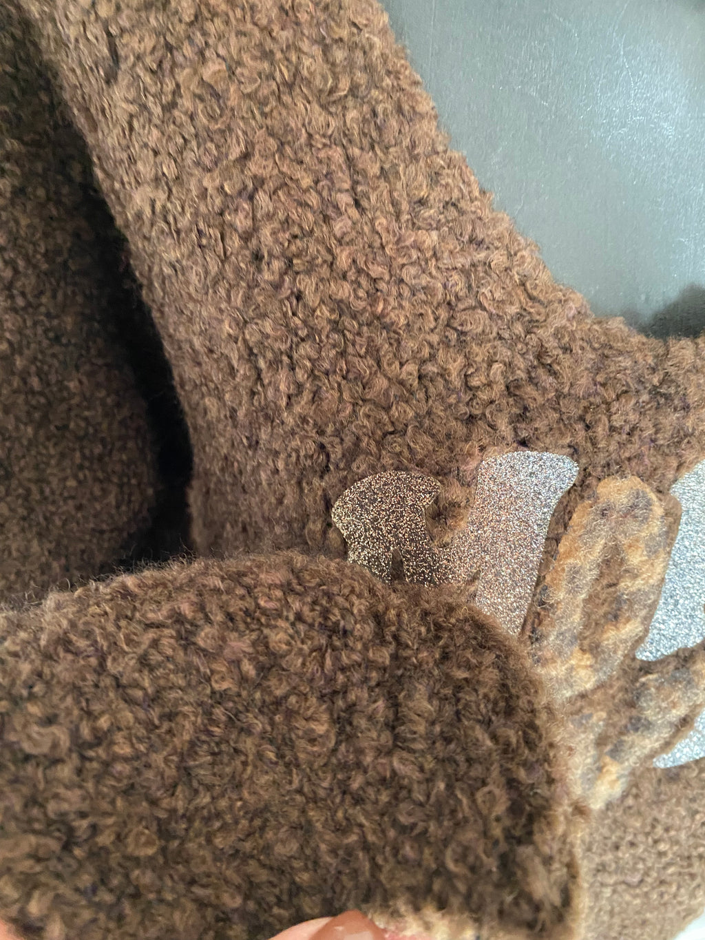 PULL MORE LOVE ALPAGA  CHOCO  TU 36/44 PETIT 46