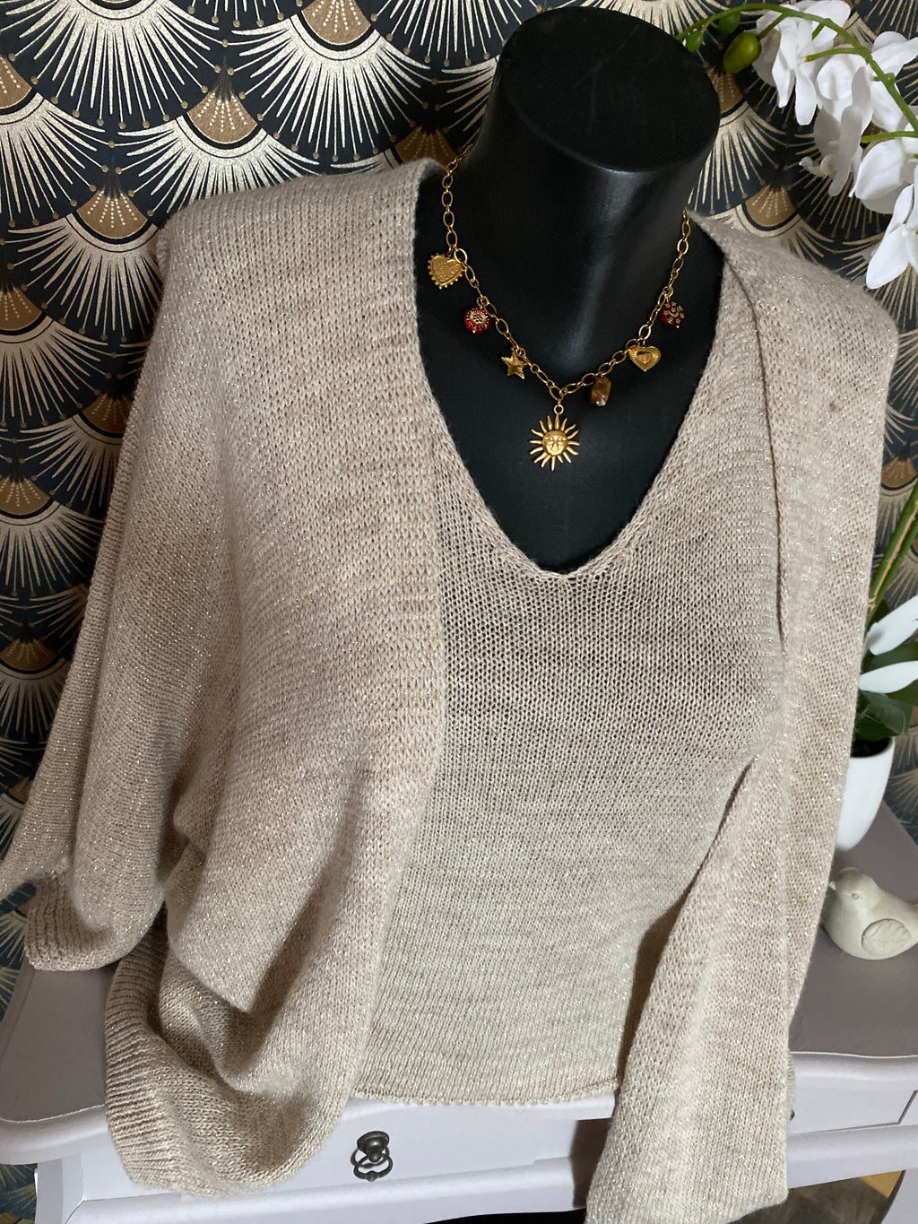 ENSEMBLE GILET ET TOP  TU 36/42