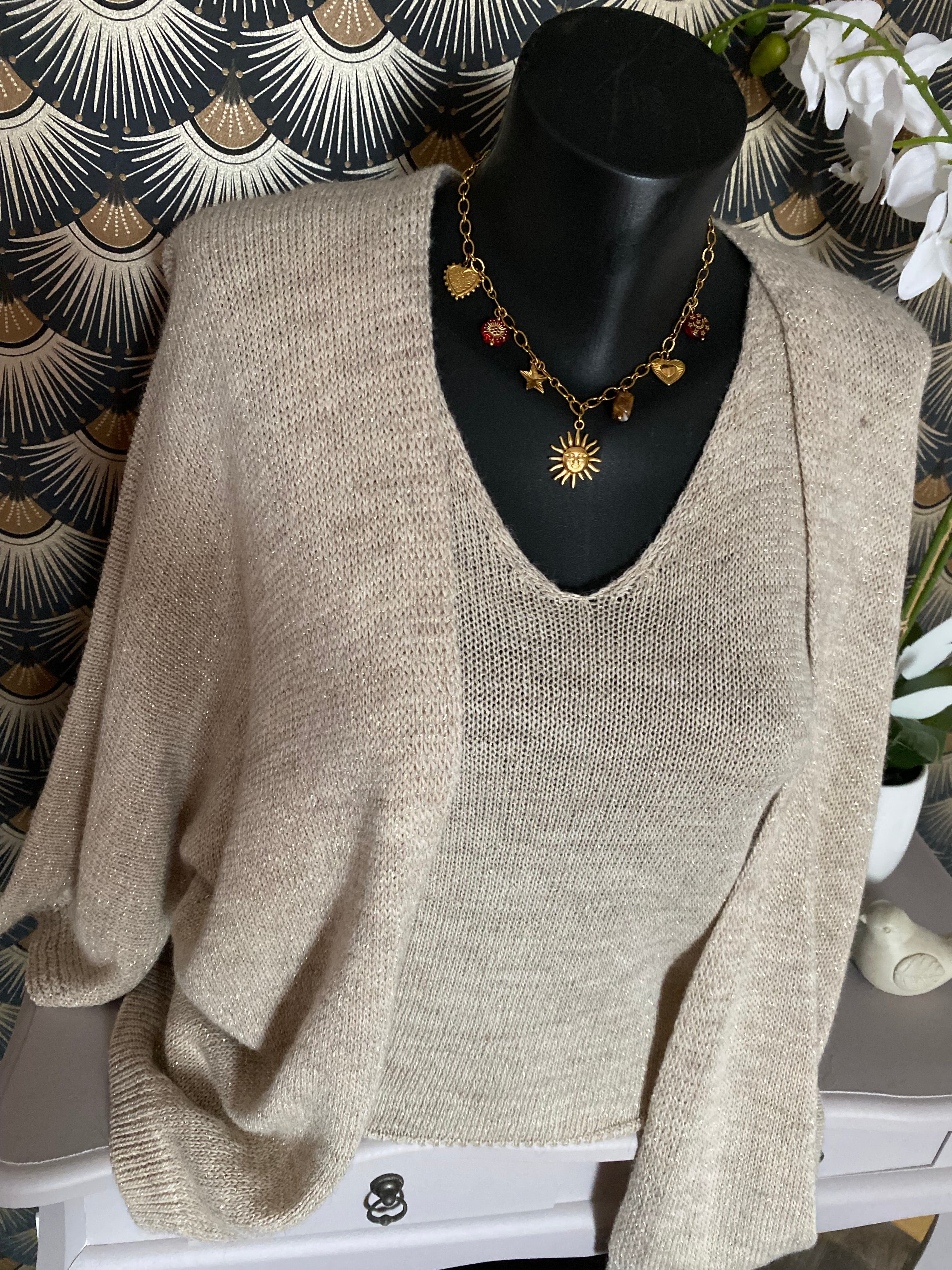 ENSEMBLE GILET ET TOP  TU 36/42