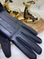 GANTS FAUSSE FOURRURE NOIR   TU