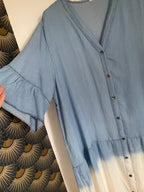 ROBE TAI ORANGE  EN LYOCELL  40/48