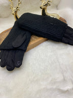 ENSEMBLE GANTS  ET MITAINES NOIR TU