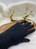 ENSEMBLE GANTS  ET MITAINES NOIR TU