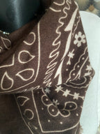 ECHARPE BANDANA CHOCO