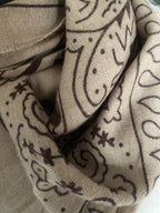 ECHARPE BANDANA BEIGE