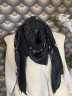 ECHARPE BANDANA NOIRE