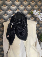 ECHARPE BANDANA NOIRE