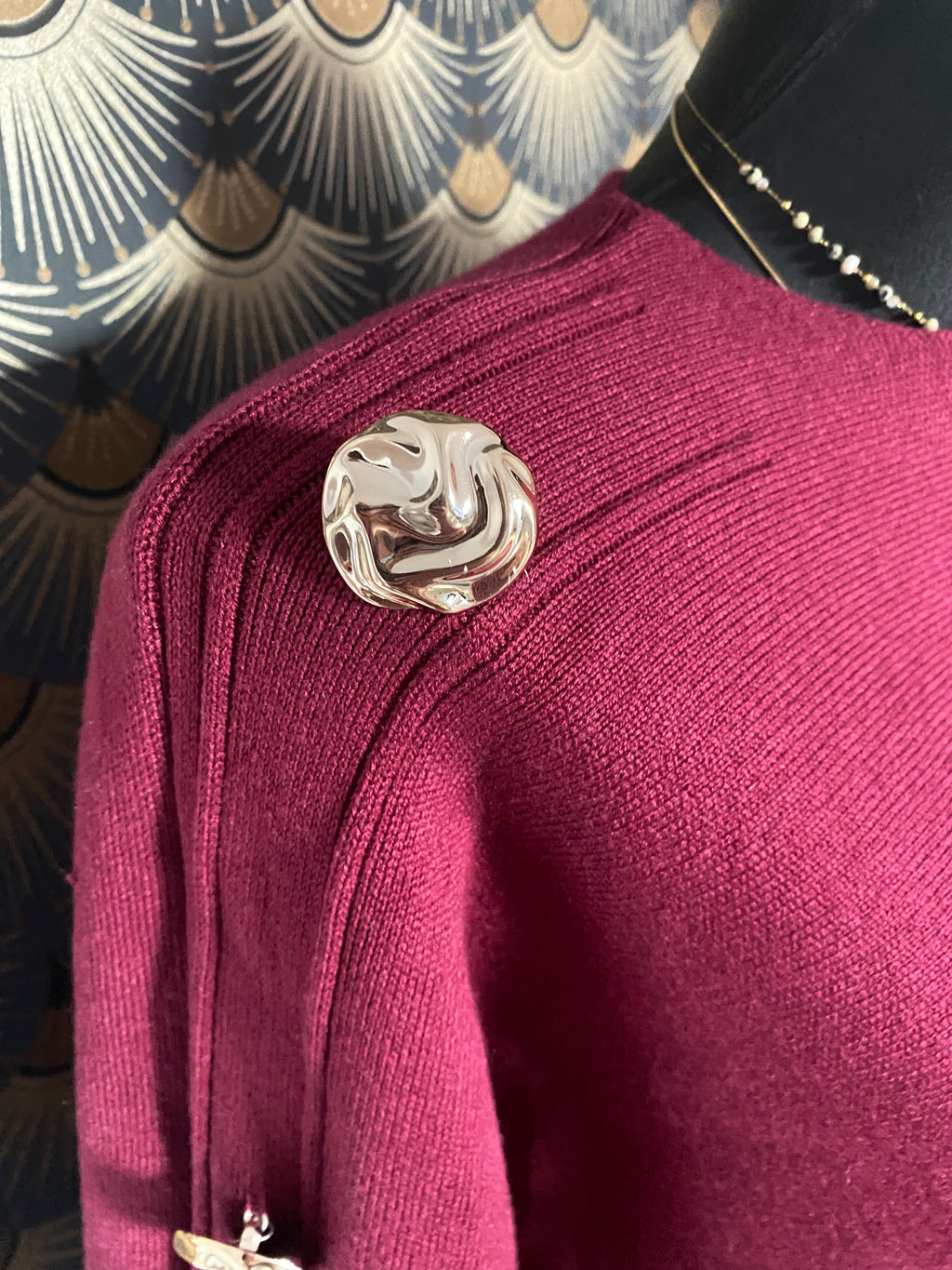 PULL PAULINE  TU 36/44  BORDEAUX