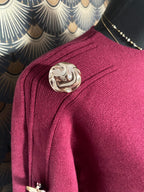 PULL PAULINE  TU 36/44  BORDEAUX